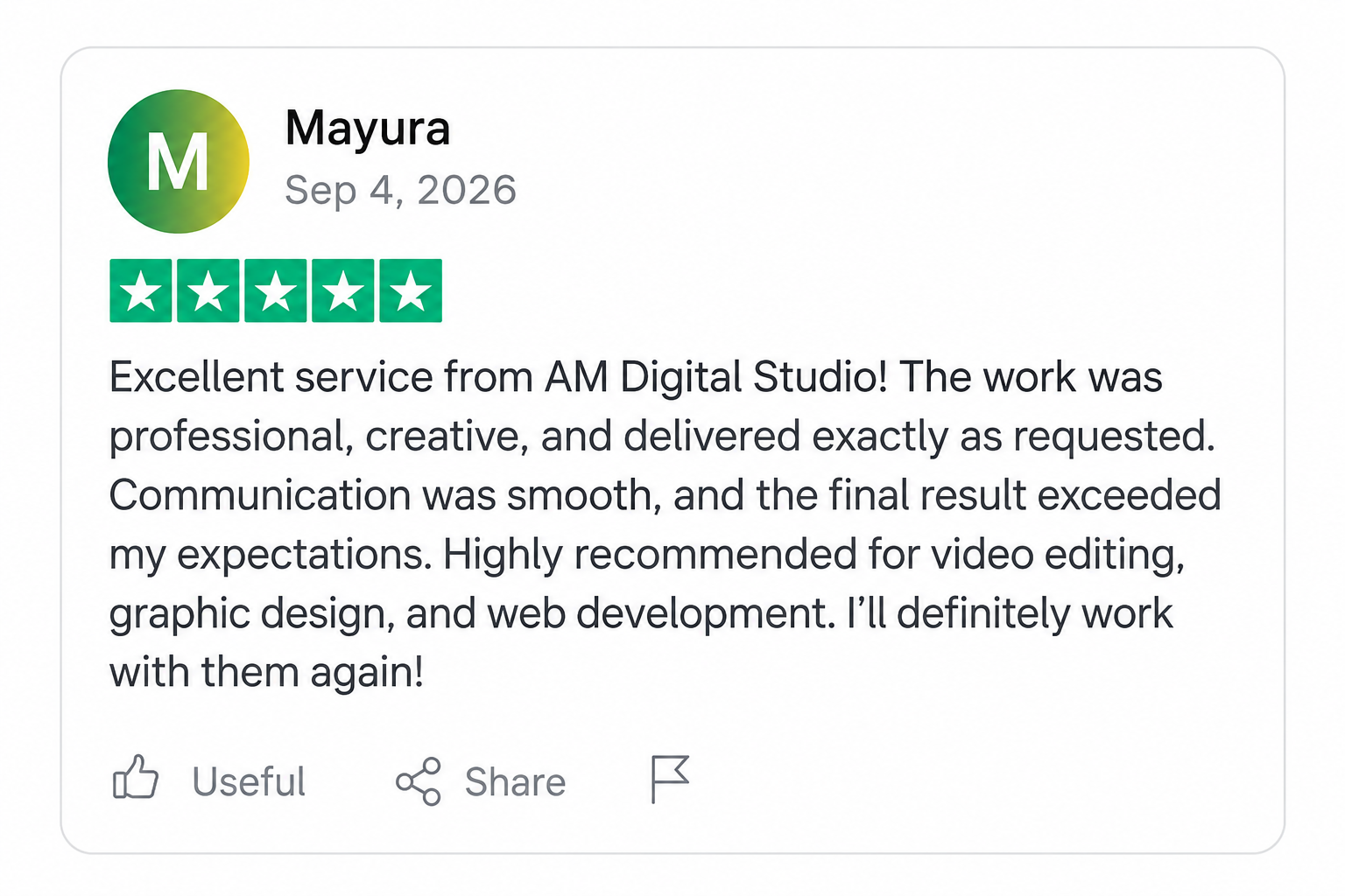 Trustpilot Review 1